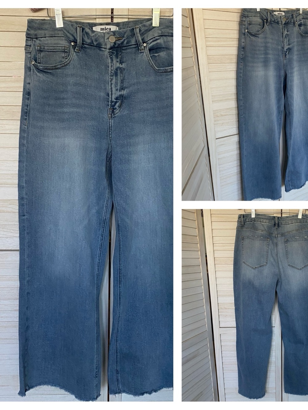 Mica Wide-Leg High-Rise Jeans SZ 31